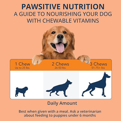 NOVEHA Probiotic Chews for Dogs | Gut Health &amp; Digestive Support | Healthy Skin &amp; Coat | Dog Probiotics for Yeast - Itchy Skin &amp; Itchy Ears | for Dogs with Allergies | 90 Chews (1-Pack)