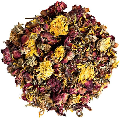 Small Pet Select - Flower Power Herbal Blend, a Natural Herbal Treat for Rabbits and Guinea Pigs, 4.4oz