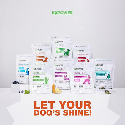 K9 Power Puppy Gold 1 lb - Supplement for Growing Puppies &amp; Nursing Mothers - Essential Nutrients for Healthy Growth &amp; Development - 45 Scoops