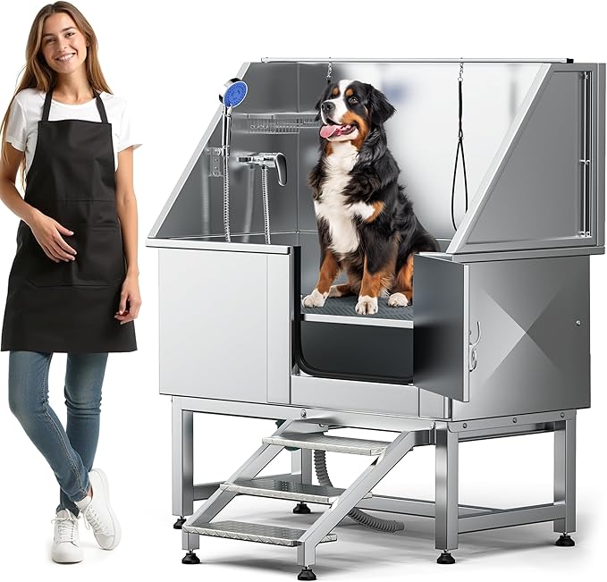 DWVO Professional Pet Dog Bathing Station for Grooming, 50&