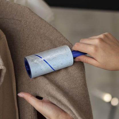 Lint Rollers for Pet Hair Extra Sticky, 400 Sheets (2 Rollers + 2 Refill) Mega Value Set, Portable Pet Lint Remover for Clothes, Furniture, Carpet, Dog &amp; Cat Hair Removal