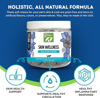 Only Natural Pet Skin Wellness Soft Chew 60 Count