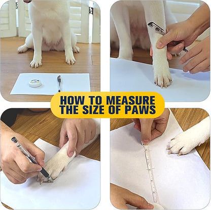 EXPAWLORER Anti Slip Dog Socks to Prevent Licking Paws, Dog Shoes for Hot Pavement, Dog Booties for Small Medium Large Senior Dogs, Traction Control Dog Boots &amp; Paw Protectors for Hardwood Floors