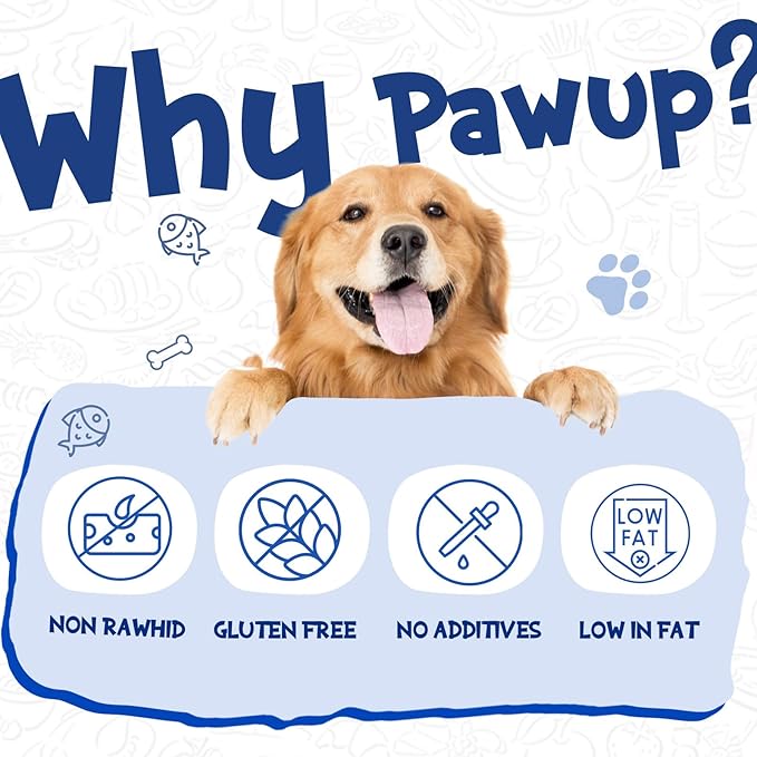 Cod Skin Dog Treats - Natural Fish Roll Snacks w/Taurine, Single Ingredient Chews, Rich in Omega 3, 16.2 oz