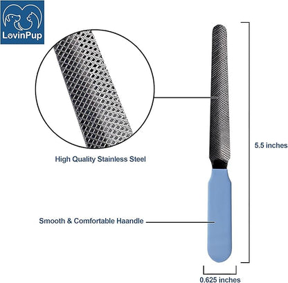 Dog Nail Filer, Professional Nail Grooming Tool, Dog and Cat Nail Files, for Smoothing Rough Edges of Pet’s Nails, Best Nail Filer for Small/Large Dogs &amp; Cats (1 Dog Nail Filer)