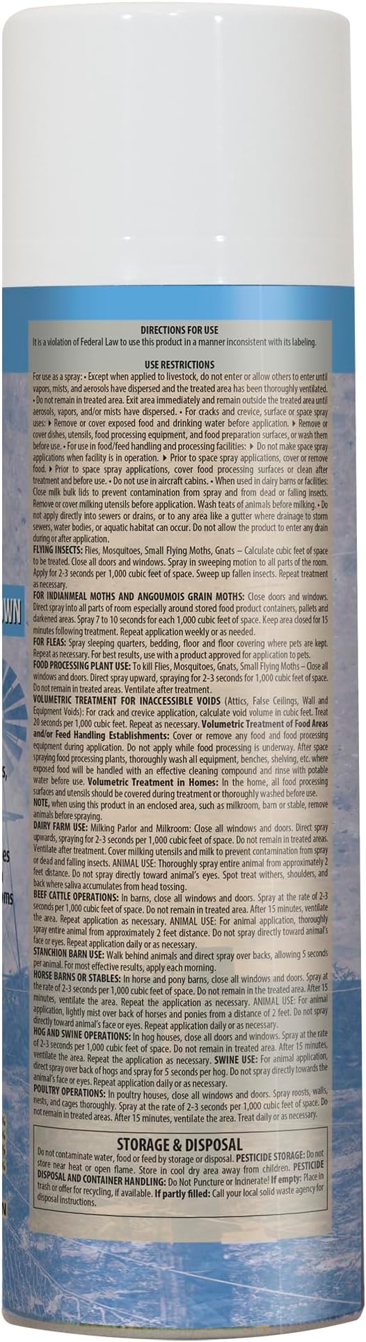 County Vet FarmGard Farm and Dairy Fly Spray -16 oz - (Case of 6) - 349316CVB - Provides Rapid Control of Barn Pests