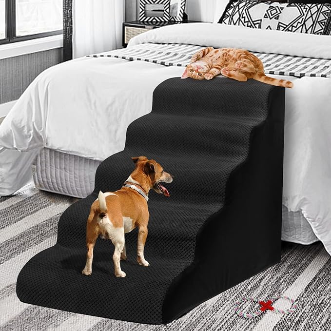 Dog Stairs&amp;Steps for High Beds Up to 28&