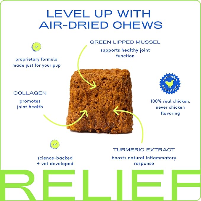 Native Pet Pain Relief for Dogs - Collagen for Dogs Promotes Joint Health, Reduce Inflammation &amp; Stiffness - Senior Pup Joint Supplement - Natural Pain Reliever for Active &amp; Aging Pets - 30 Chews