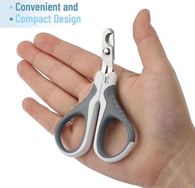 Mr. Pen Cat Nail Trimmer - White &amp; Gray, Cat &amp; Dog Nail Clipper, Kitten &amp; Small Dog Claw Trimmer