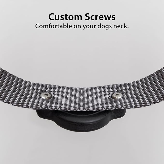 Elevation Lab TagVault™ Compact AirTag Dog Collar Mount (4 Pack) - IP68 Waterproof, Doesn&