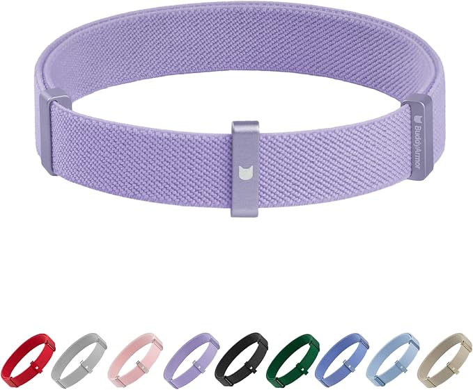 Safety Cat Collar - U.S. IDA Gold Awarding Design, Elastic Quick Release, Non Breakaway - Lightweight for Kitten, Neck Fit 7.8&
