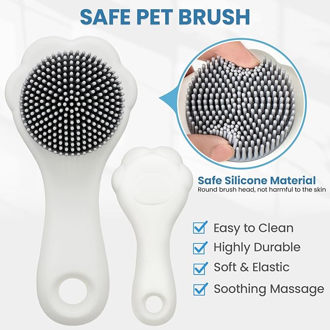 Pet Waterless Shampoo with Brush, Dry Shampoo for Dog &amp; Cats, No Rinse Foam Formula for Quick Clean Between Bath, Detangling, Deep Cleansing, Reduce Itchy Skin Shedding &amp; Odor Control
