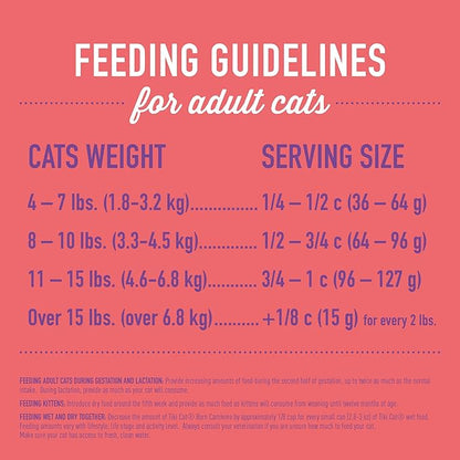 Tiki Cat Born Carnivore High Protein, Chicken, Herring &amp; Salmon Meal, Grain-Free Baked Kibble to Maximize Nutrients, Dry Cat Food, 5.6 lbs. Bag