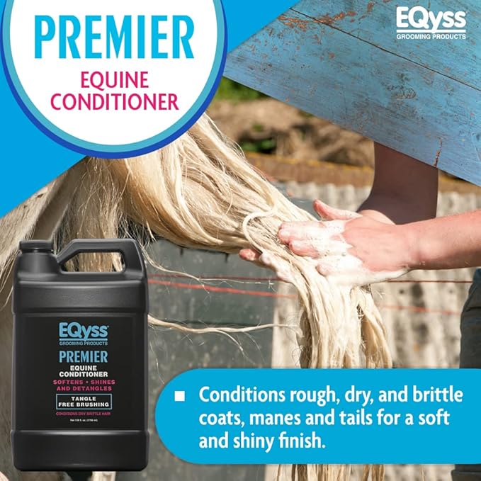 EQyss Premier Equine Conditioner - Moisturize Skin, Detangle Horse&
