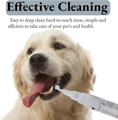 Pet Teeth Cleaning Pen, Pet Teeth Repairing Kit, Cat/Dog Teeth Brightening Pen for Cat/Dog Dental Care Fresh Breath