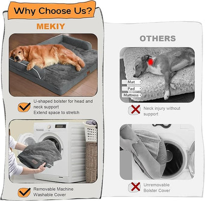 Small Dog Bed and Cat Sofa Waterproof Orthopedic Dog Beds for Small Dogs Cat Bed Comfy Pet Couch Sofa Beds with Washable Removable Cover &amp; Non-Slip Bottom