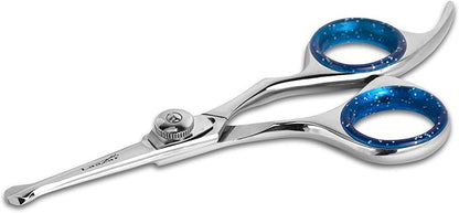 Laazar Straight Dog Grooming Scissors - Comfortable Around The Eyes Cat &amp; Dog Scissors | Blunt Dog Trimming Scissors| Premium Stainless Steel | Grooming Scissors For Dogs - Dog Hair Scissors