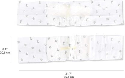 Amazon Basics Absorbent, Leakproof Male Dog Wrap Disposable Diapers, Small, Pack of 50, White