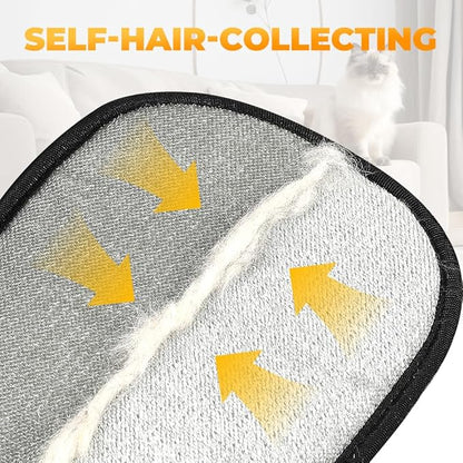 Pet Hair Removal Glove for Cats &amp; Dogs, 2025 New Pet Hair Remover Electrostatic Gloves Pet Hair Remover Glove for Couch, Furniture, Carpet, Curtain, Washable Reusable Animal Fur Removal Tool (2PCS)