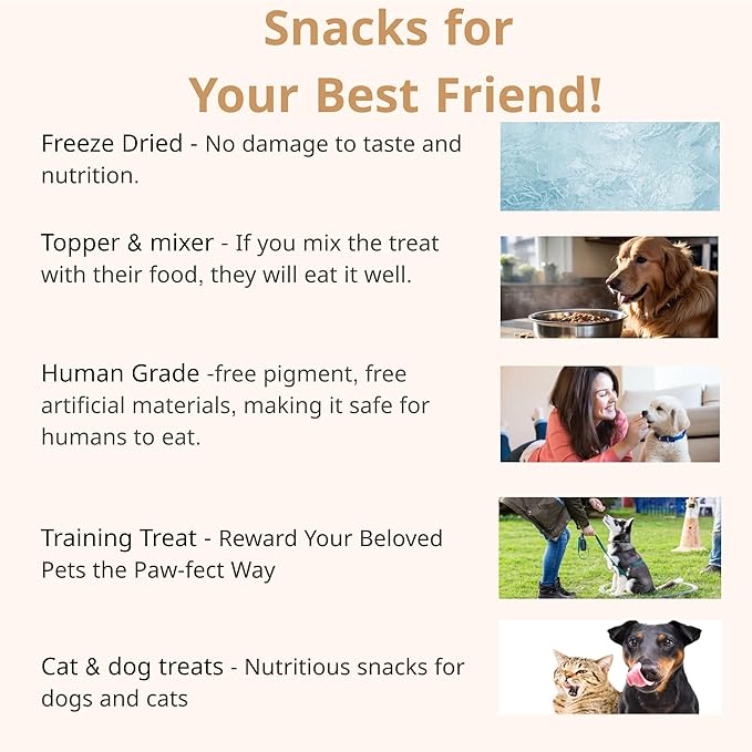 Puppyluv Treat - Air Dried Pollock Dog &amp; Cat Treats, Wild Caught, Single Ingredient, Natural High Protein &amp; Fish Oil, Grain Free, Gluten Free, 2.5oz