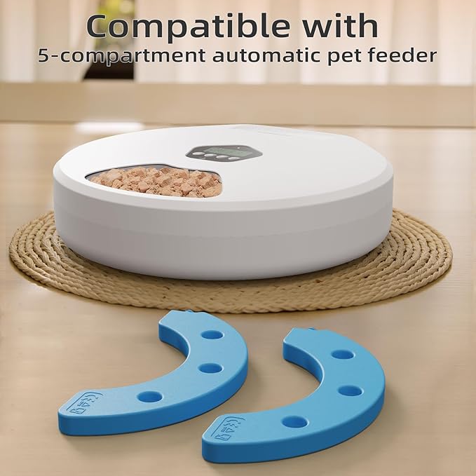 Pet Feeder Ice Tray Accessory – Freeze &amp; Insert to Keep Pet Food Fresh &amp; Cool, Extends Freshness in Automatic Feeders