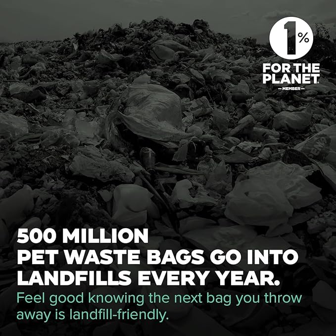 Doggy Do Good Next Pet Waste Bags, Landfill Friendly Recycled Plastic Unscented Dog Poop Bags for Dogs, Thick &amp; Leakproof, Strong, Earth Friendly Poop Bags, 300 Count