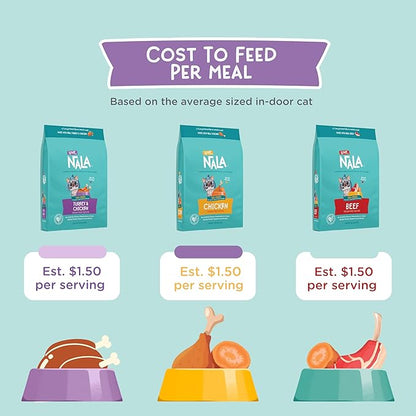 LOVE, NALA - Chicken Air Dried Cat Food - Award Winning - Made in USA - Complete &amp; Balanced Cat Food for All Life Stages- 1 Bag - 1 lb.