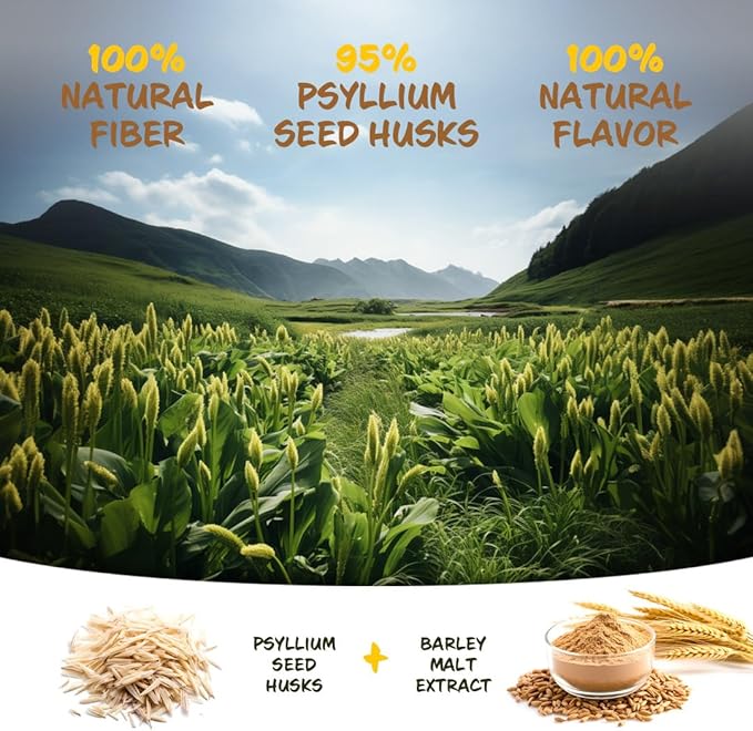 FiberSyl Ovatasyl Prebiotics for Cats Digestive Health - Cat Fiber Supplements for Constipation Relief &amp; Support - Psyllium Husk Seed to Support Digestion Problems - Cat Stool Hardener - 60 Capsules