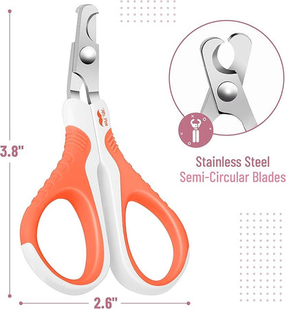 Mr. Pen Cat Nail Trimmer - Orange, Kitten &amp; Small Dog Nail Clipper, Cat Claw Trimmer