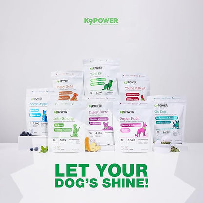 K9 Power Joint Strong Supplement 1 lb - Dog Joint Health &amp; Mobility Support with Glucosamine, Curcumin, Chondroitin, Hip &amp; Joint Pain Relief - Pack of 2