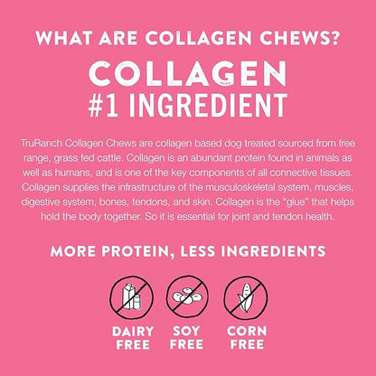 Large Pork Skin Rolls - Chicken-Wrapped Jerky Collagen Rolls - Collagen Chews for Dogs - Real Pork Skin - Rawhide Alternative - Easy to Digest Treat, 1 Bag, 2 Count