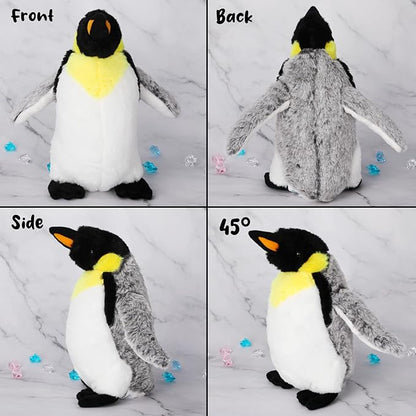 Penguin Plush Toy, 10" Stuffed Animal Small Plushie Doll, Soft Fluffy Like Real Penguin Hugging Toy - Present for Every Age &amp; Occasion