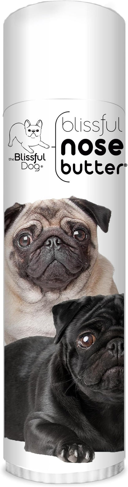 The Blissful Dog Pug Duo Unscented Nose Butter - Dog Nose Butter, 0.50 Ounce