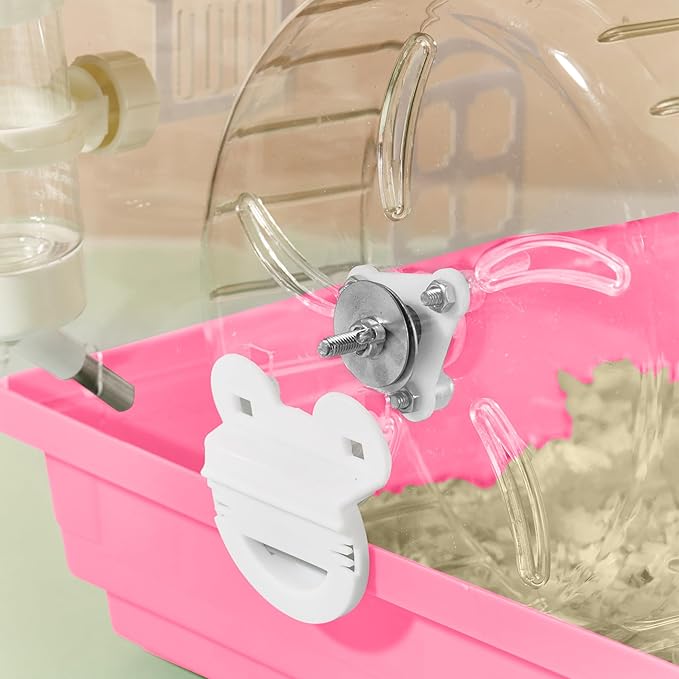 17 in 1 Clear Acrylic Hamster Cage with All Accessories,13.5&