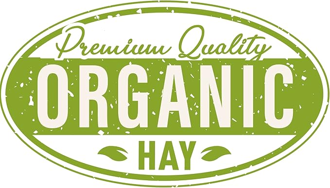 Blue Mountain Hay High-Altitude Hay - Organic Alfalfa, 25lb - High Protein, Fiber &amp; Mineral-Rich - Soft, Leafy, High Leaf Retention - Ideal for Goats, Rabbits, Guinea Pigs &amp; Other Small Animals