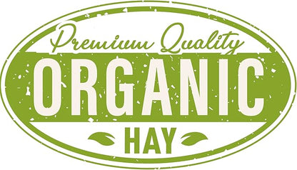 Blue Mountain Hay High-Altitude Hay - Organic Alfalfa, 25lb - High Protein, Fiber &amp; Mineral-Rich - Soft, Leafy, High Leaf Retention - Ideal for Goats, Rabbits, Guinea Pigs &amp; Other Small Animals