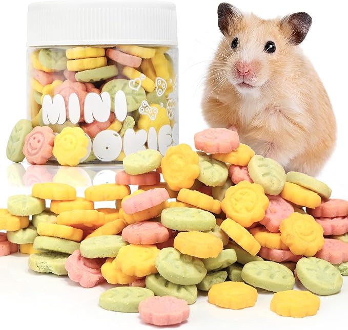 Abizoo 3 Vegetable Chews Treats: Grain Free Natural Snacks with Beet, Carrot, Spinach for Hamsters, Rabbits, Guinea Pigs &amp; Gerbils Crunchy for Digestive Support &amp; Dental Health 1.76oz/50g
