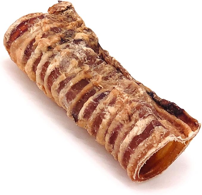 ValueBull Beef Trachea, Premium 5-6 Inch, 50 Count Bulk Pack - Natural Angus Dog Chews with Glucosamine, Chondroitin &amp; Amino Acids