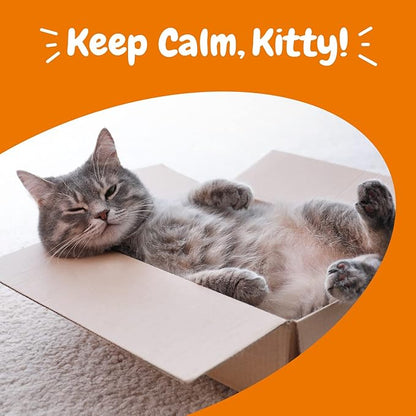 Zesty Paws Calming Chews for Cats - Composure &amp; Relaxation for Everyday Stress &amp; Separation - with Ashwagandha, Organic Chamomile, L-Theanine &amp; L-Tryptophan – Bacon - 60 Count - Cat