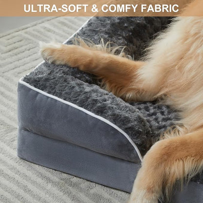 WNPETHOME Dog Beds for Large Sized Dogs, Washable Orthopedic Dog Couch Sofa Bed with Waterproof Lining &amp; Non-Skid Bottom for Pet Sleeping