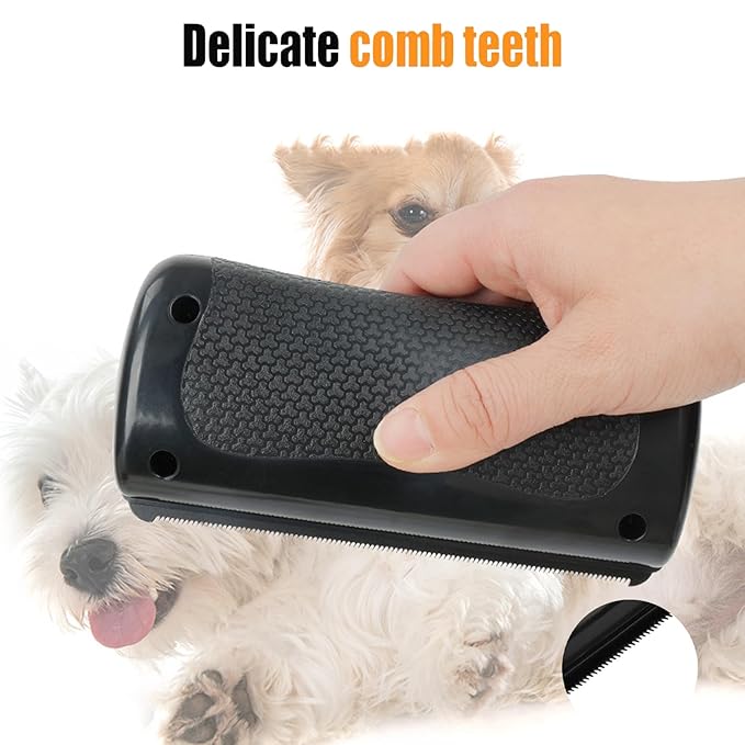 Deshedding Brush - Dog Brush for Shedding &amp; Pet Hair Removal Tool, Double Sided Grooming Brush - Dog &amp; Cat Grooming Supplies for Long Short Hair