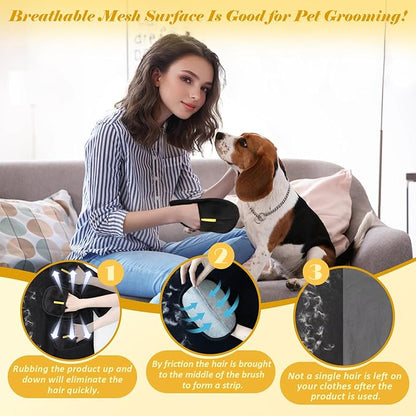 Pet Hair Removal Glove for Cats &amp; Dogs, Reusable Cat Dog Electrostatic Hair Remover, Efficient Grooming Gloves for Pet Hair, Pet Hair Removal Glove for Couch, Furniture, Carpet, Curtain (1 Pcs)