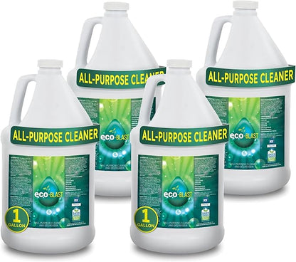 All-Purpose Cleaner &amp; Degreaser – Heavy-Duty Grease &amp; Stain Remover for Home, Kitchen, Garage &amp; Industrial Use, Surface-Friendly, Cuts Through Tough Dirt – 1 Gallon (4 Pack)