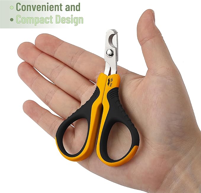 Mr. Pen Cat Nail Trimmer - Cat &amp; Dog Nail Clippers, Claw Trimmer - Orange/Black
