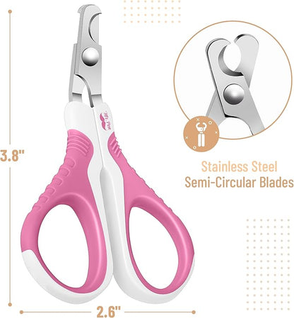 Mr. Pen Cat Nail Trimmer - Pink, Cat &amp; Dog Nail Clippers, Kitten &amp; Small Dog Claw Trimmer
