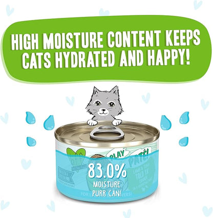 Weruva B.F.F. Play - Best Feline Friend Paté Lovers, Aw Yeah!, Lamb &amp; Tuna Told Ya&