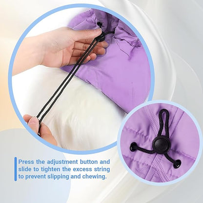 Cat Recovery Collar, Soft Adjustable Cone for Cats and Kittens, Lightweight Waterproof Elizabethan Collar for After-Surgery Care, Prevent Licking and Scratching, Neck Protector for Pets（Purple,S）