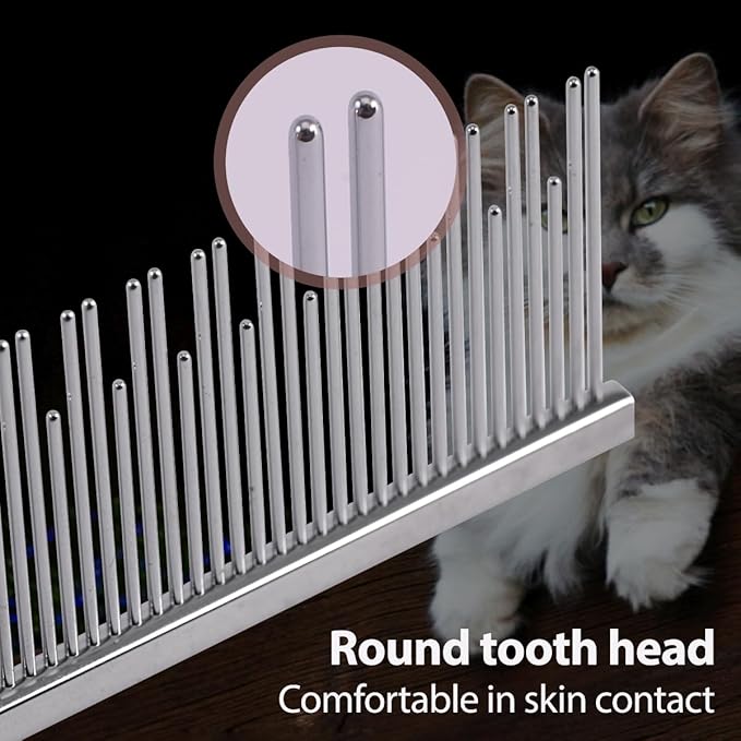 6.1" Dog Grooming Comb for Long Haired Cats &amp; Dogs