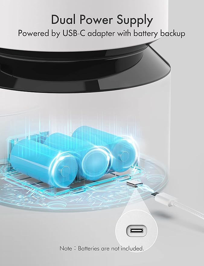 PETLIBRO Automatic Cat Food Dispenser for 2 Pets 5L Auto Dog Feeder Dry Food Dispenser with Splitter &amp; 2 Stainless Bowls, 10s Meal Call and Timer Setting 50 Portions 6 Meals Per Day, Dual Tray Feeder