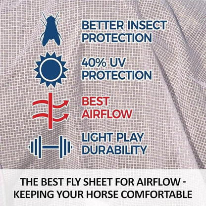 Schneiders Ripstop Nylon Mesh II Horse Fly Sheets | Optimal Airflow &amp; UV Protection
